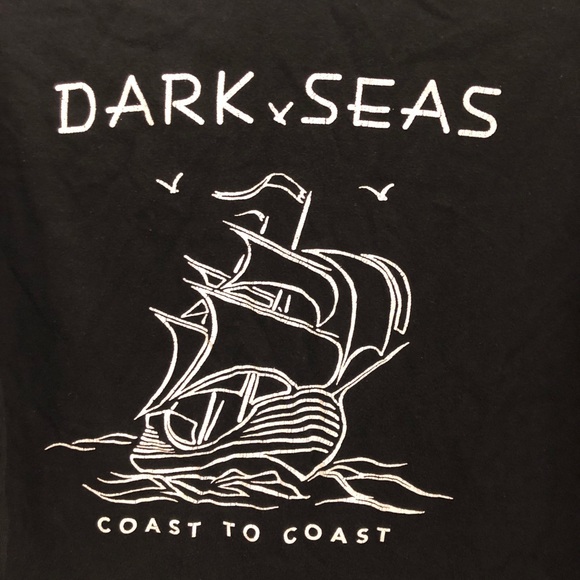 Dark Seas Black T Shirt Men’s Small - Picture 3 of 4